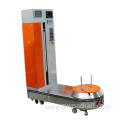 Easy operation self-service luggage wrapping machine